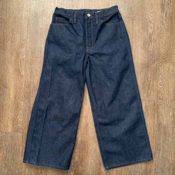 FRAME Le Italien Wide Crop Jeans Size 29
